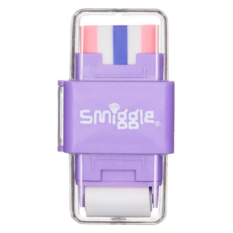 Smiggle Sharp Again Roll Eraser & Sharpener - Assorted