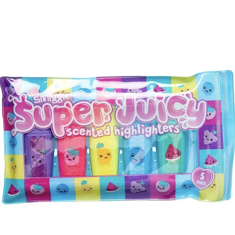 Smiggle Super Juicy Scented Highlighters 5 Pack