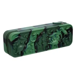 Smiggle Swirl Silicone Pencil Case - Khaki