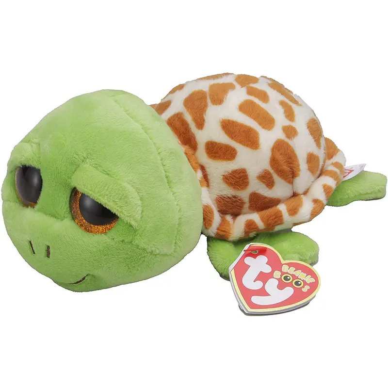 Ty Beanie Boo Zippy Green Turtle Plush 15cm