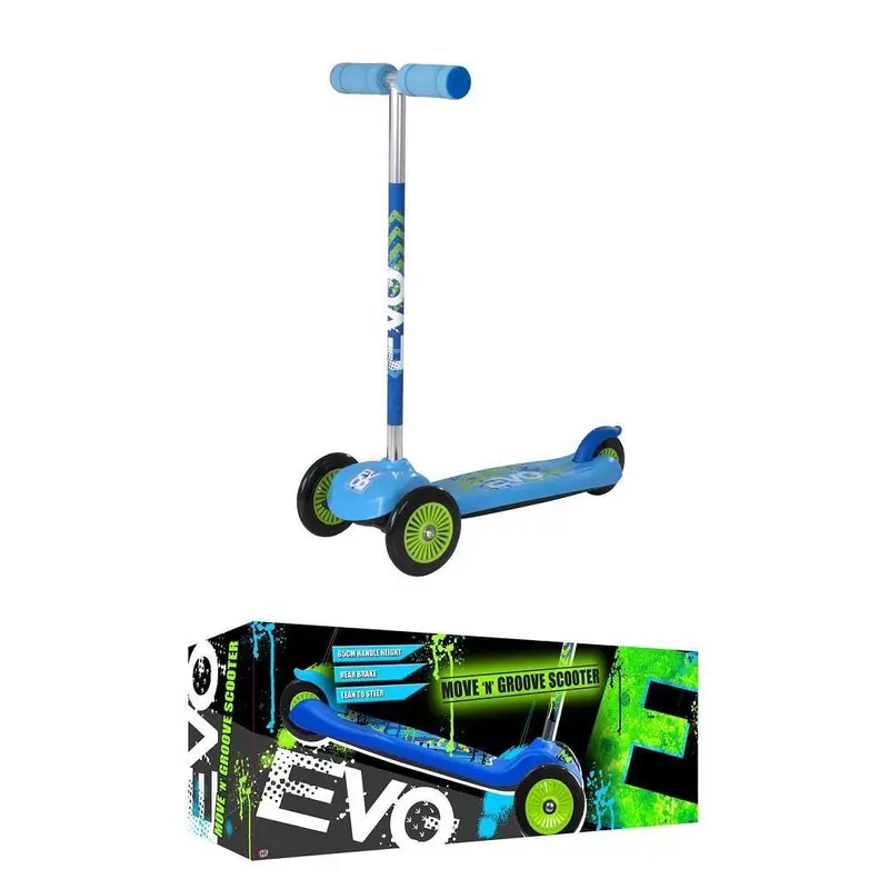 EVO Boys Move N' Groove 3-wheel Scooter - Blue