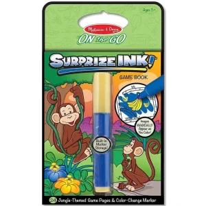 Melissa & Doug 15287 Surprise Ink, On The Go - Jungle Animals Game Book