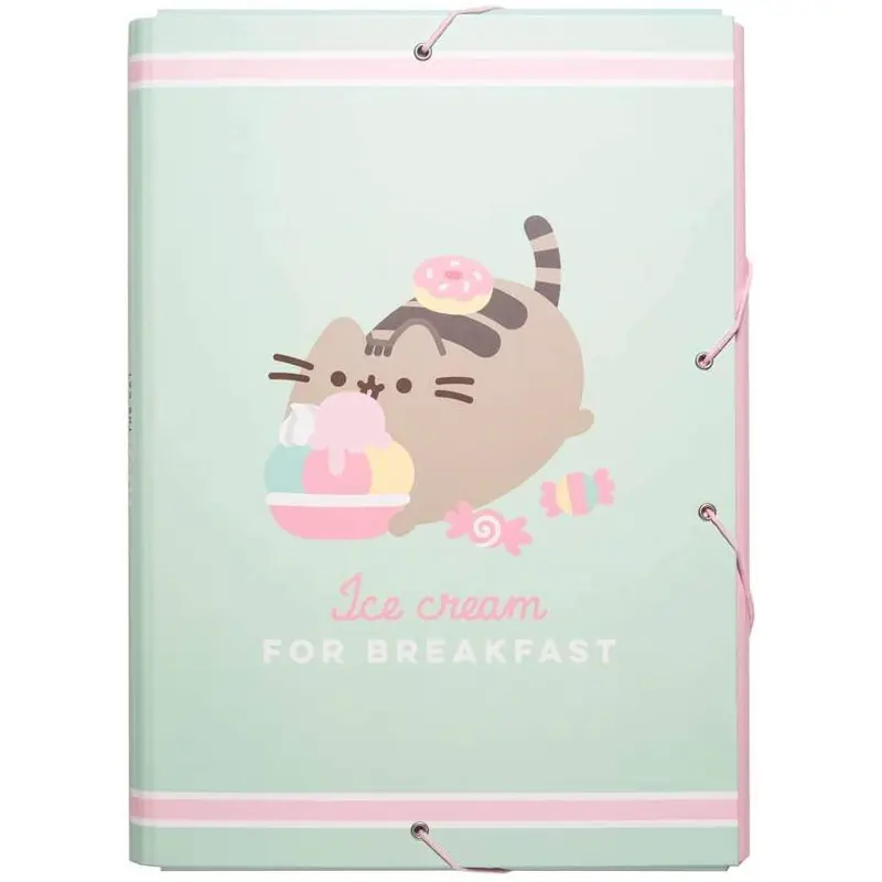 Pusheen A4 Elasticated Folder Pusheen Foodie Collection