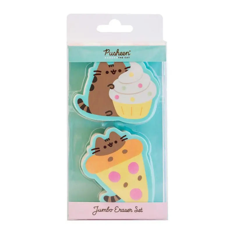 Pusheen Set of 2 Erasers - Foodie Collection