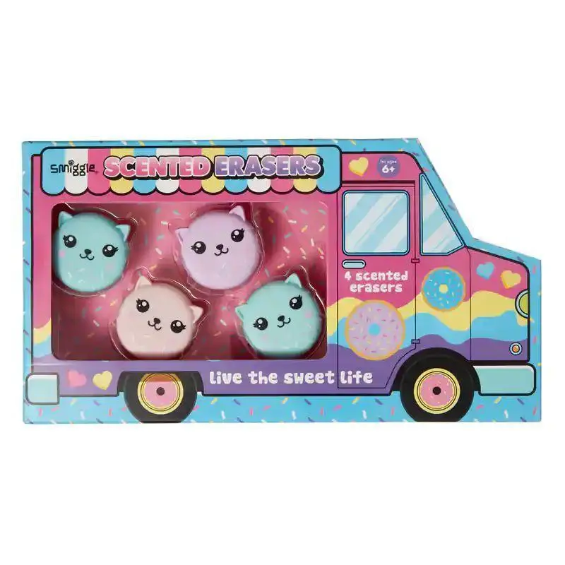 Smiggle Doughnut Scented Erasers Truck