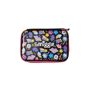 Smiggle Express Double Up Hardtop Pencil Case - Black
