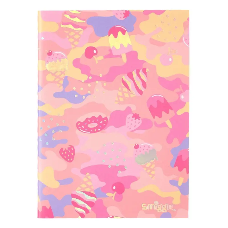 Smiggle Seek A6 Lined Exercise Book - Coral