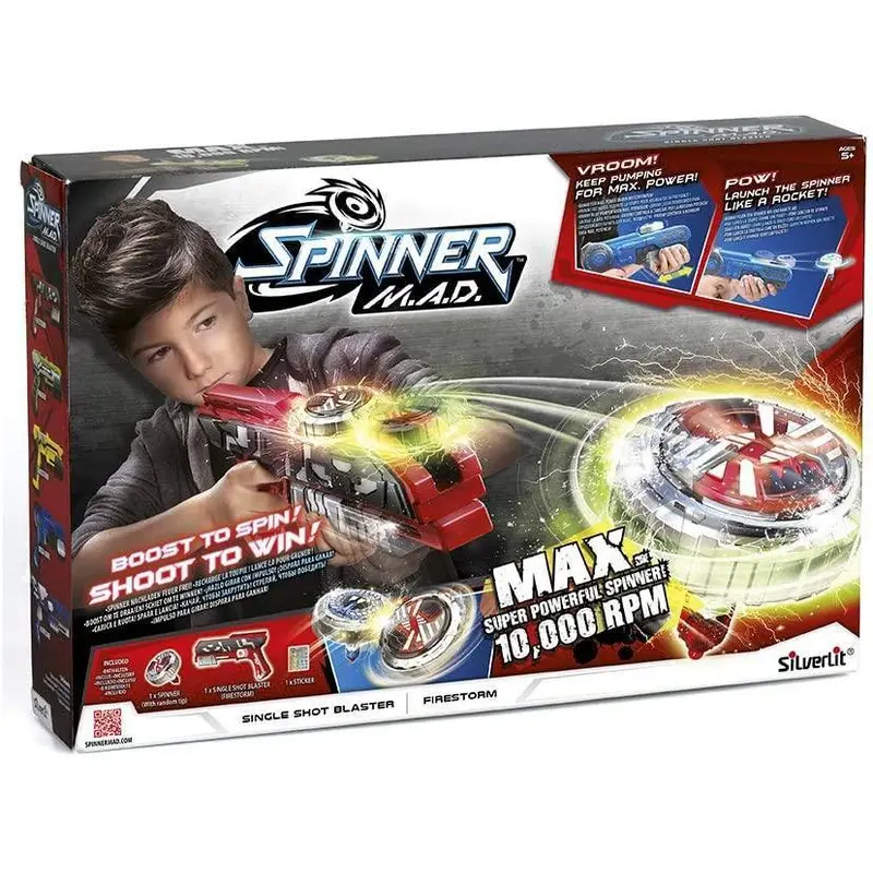 Spinner M.a.d. Single Shot Blaster - Red