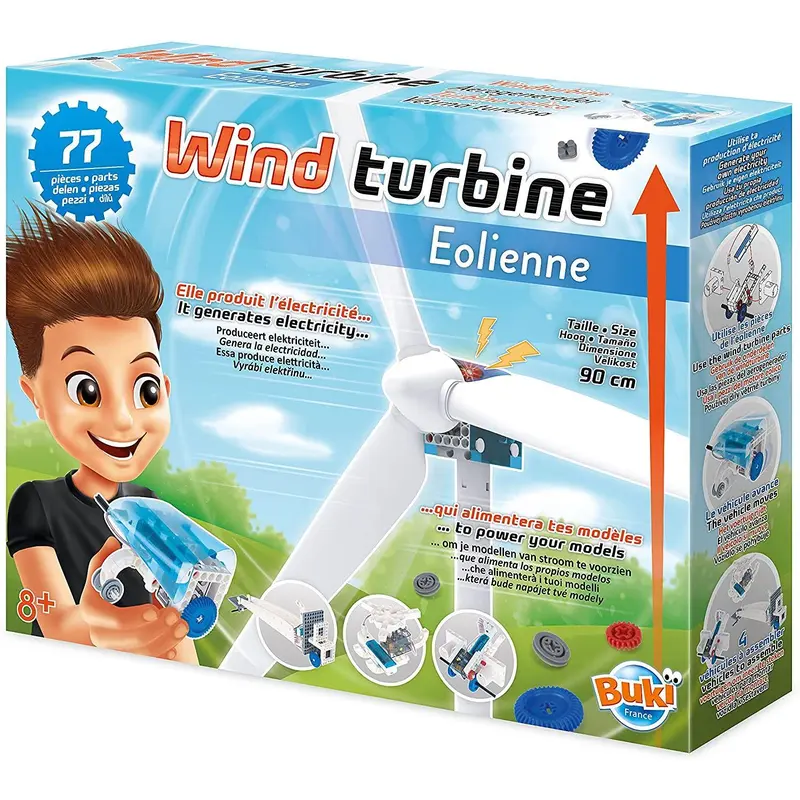 BUKI France Wind Turbine Educational Construction Playset