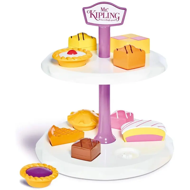Casdon Mr Kipling Toy Cake Stand Playset