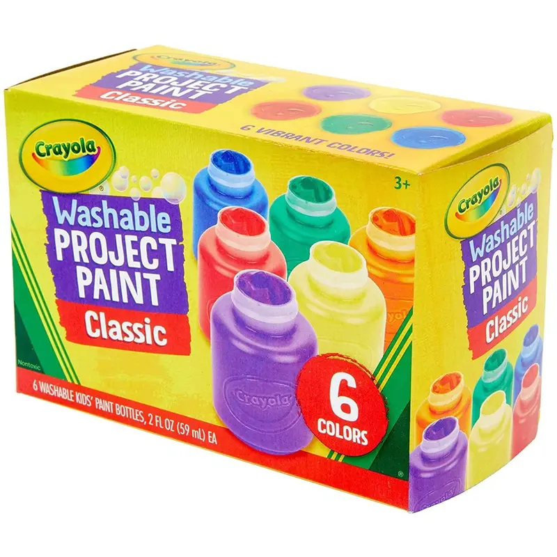 Crayola 6 Washable Kids Paint Set