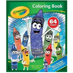 Crayola 64 Page Colouring Book with Crayola Characters