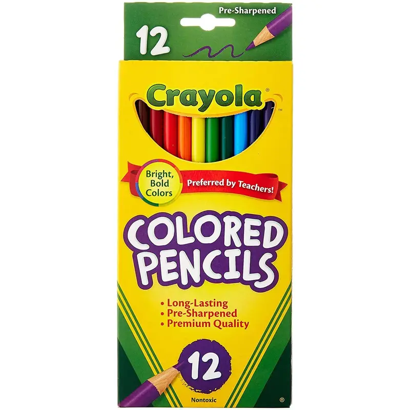 Crayola Coloured Pencils Mini - Pack of 12