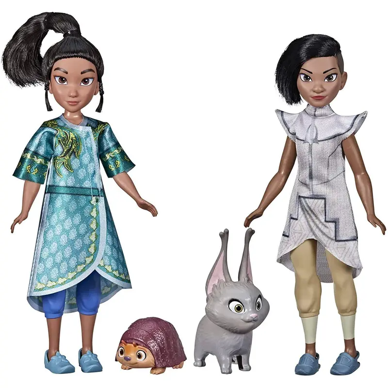 Disney Princess Rai Young Raya and Namaari Fashion Dolls 2-pack