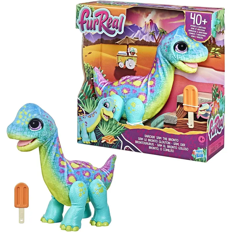 Furreal Snackin' Sam The Bronto Interactive Plush