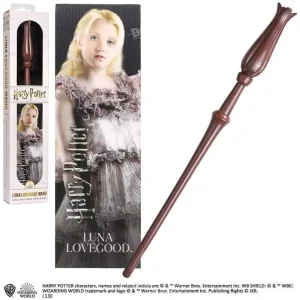 Harry Potter Luna Lovegood Wand 12-inch Wand with 3D Bookmark