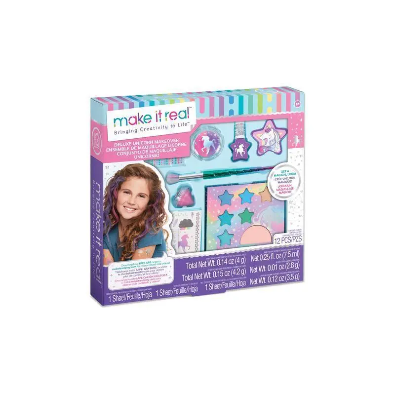 Make It Real 2461- Deluxe Unicorn Makeover - Kids Makeup Set