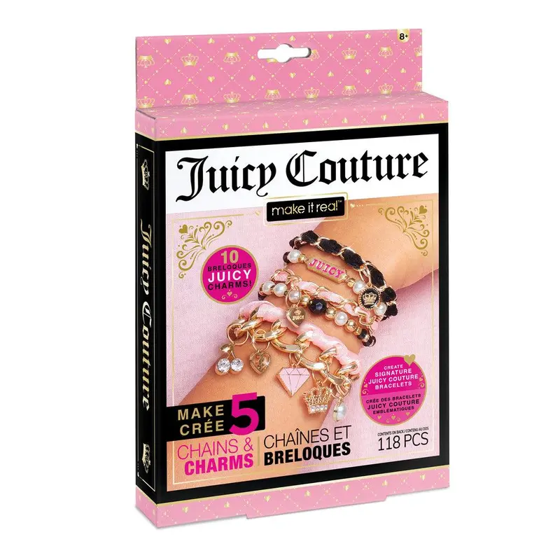 Make It Real Mini Juicy Couture Jewellery Chains and Charms