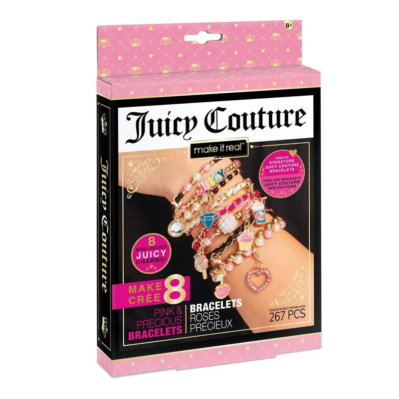 Make It Real Mini Juicy Couture Jewellery Pink & Precious Bracelets