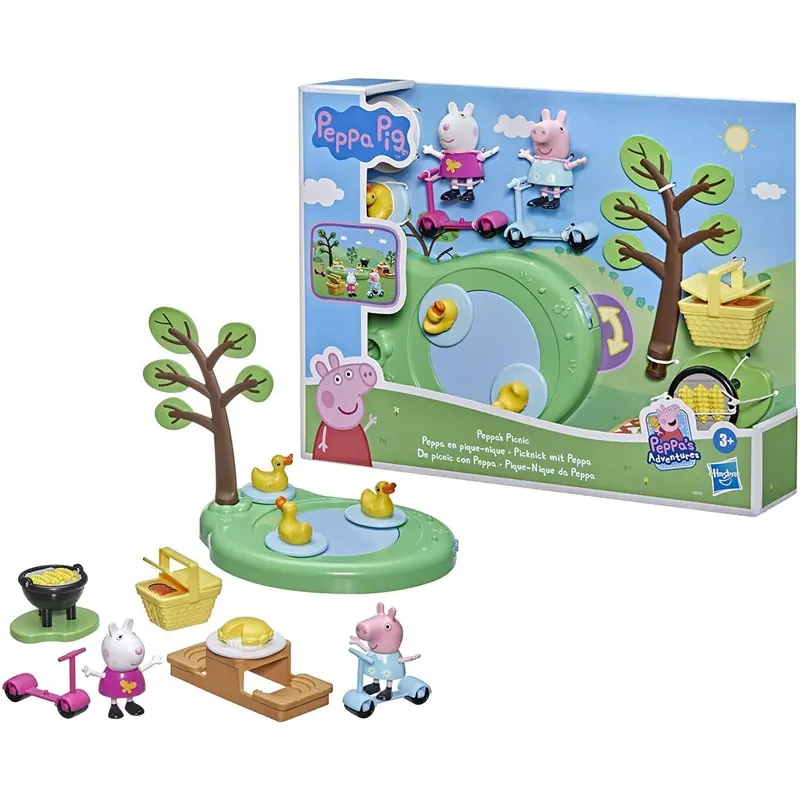 Peppa Pig Peppa's Adventures Peppa's Picnic Playset Toy
