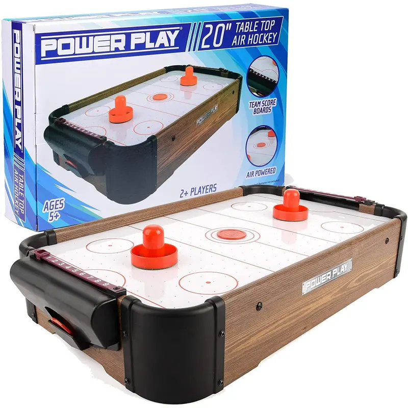 Powerplay Tabletop Air Hockey Game, 20-inch