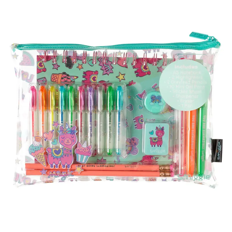 Smiggle 380595 Essentials A5 Stationery Kit