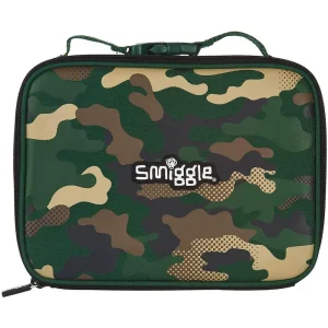 Smiggle Block Square Lunchbox Khaki