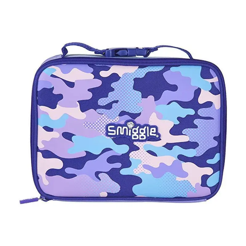 Smiggle Block Square Lunchbox Purple