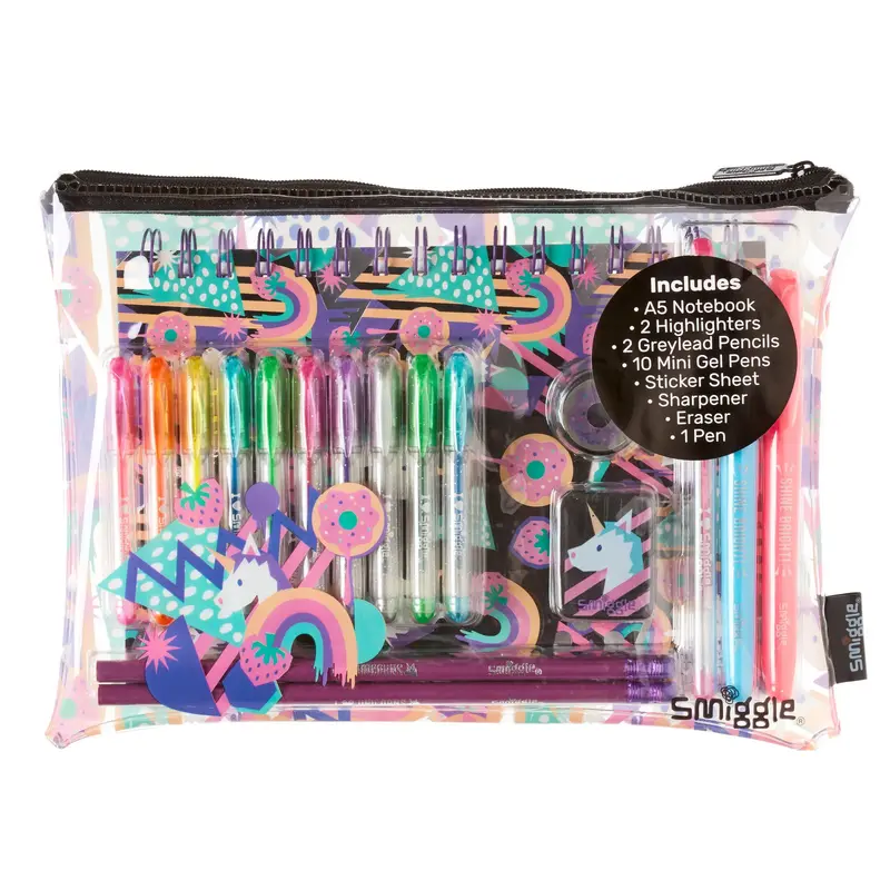 Smiggle Essentials A5 Stationery Kit