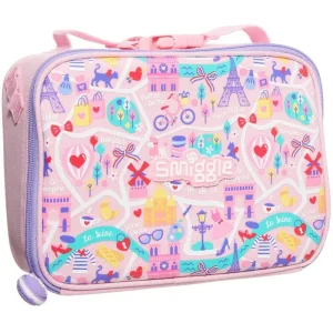Smiggle Explore Attachable Square Lunchbox, Pink