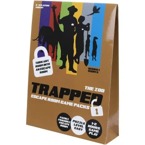 Trapped Escape Room Game Packs The Zoo