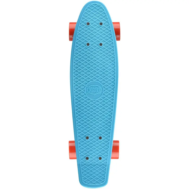 Xootz 22-inch Kid's Mini Cruiser Skateboard - Pastel Blue