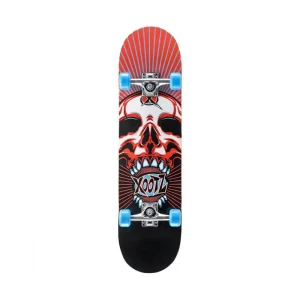 Xootz Double Kick Double Kick, 31-inch, Trick Skateboard, Skull