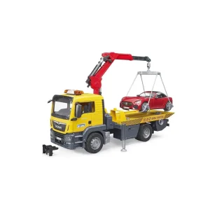 Bruder MAN TGS Tow Truck with Roadster