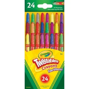 Crayola Fun Effects Twistables Crayons Set 24 Colours