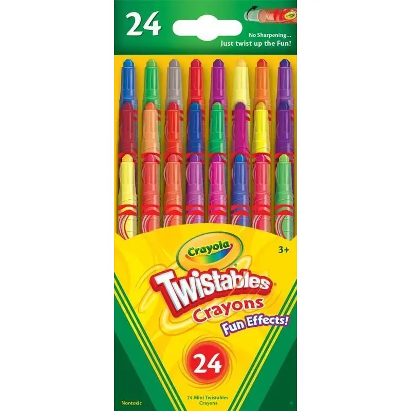 Crayola Fun Effects Twistables Crayons Set 24 Colours