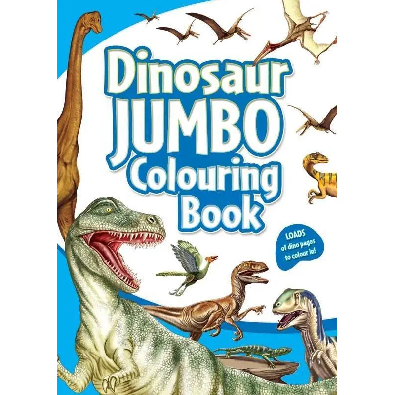Dinosaur Jumbo Colouring Book