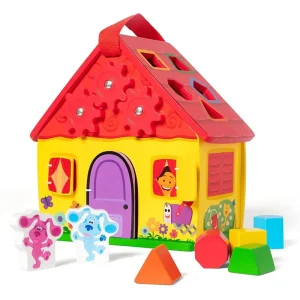 Melissa & Doug Blues Clues & You Wooden Take-along House