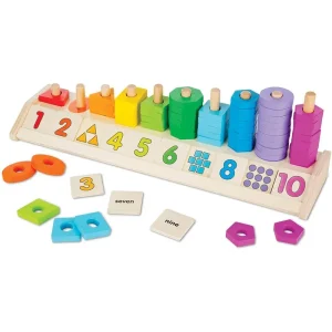 Melissa & Doug Counting Shape Stacker
