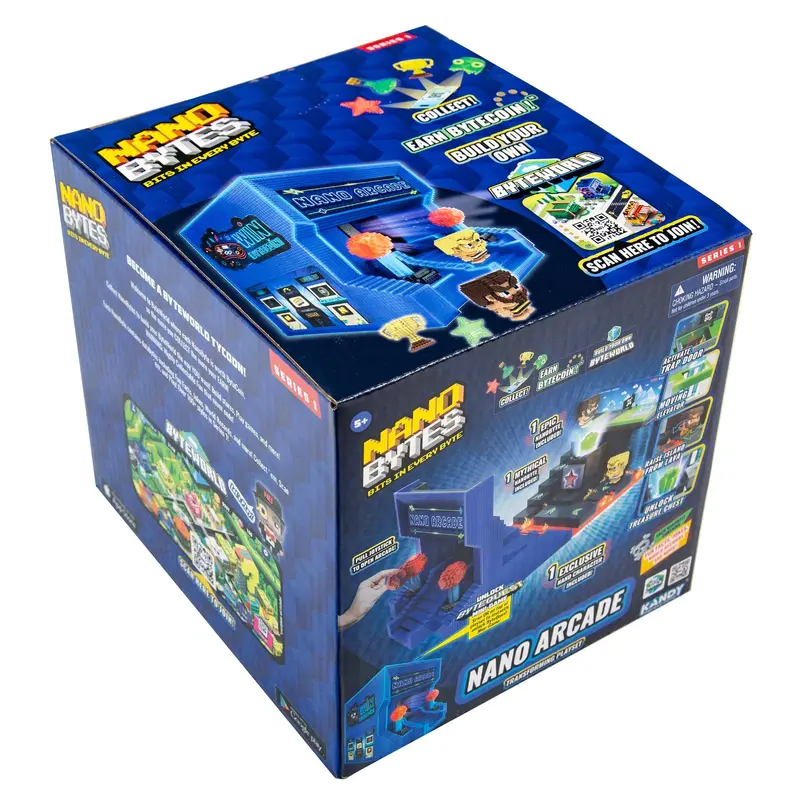 Nanobytes Nano Arcade Transforming Playset