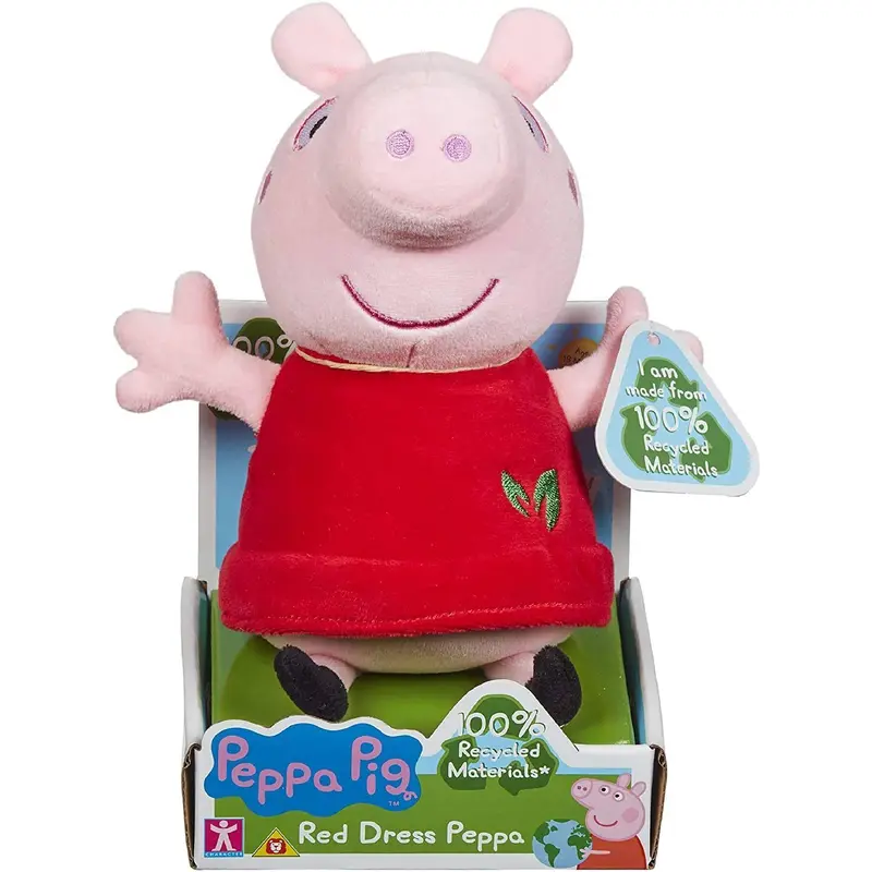 Peppa Pig Eco Plush - Red Dress Peppa