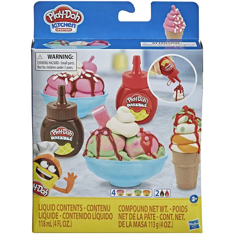 Play-doh Double Drizzle Ice Cream Playset