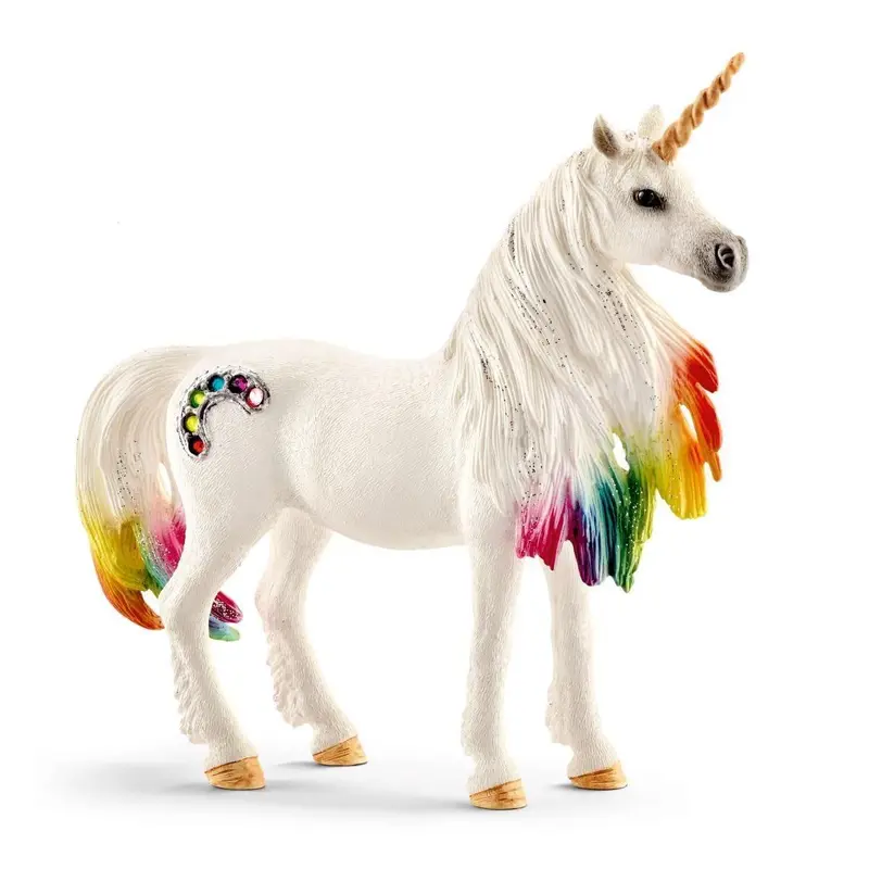 Schleich 70524 Bayala Rainbow Unicorn Mare Horse Toy Figure