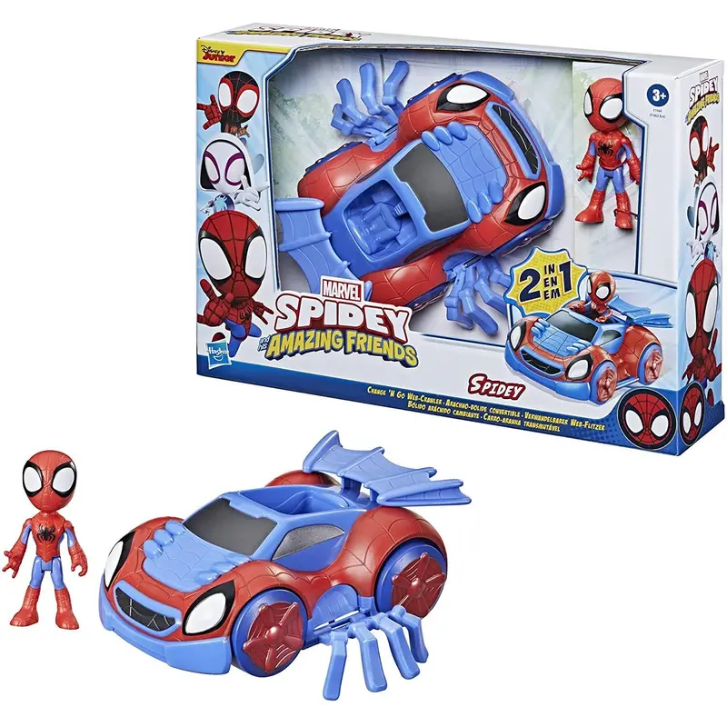 Spidey and His Amazing Friends Change 'n Go Web-crawler