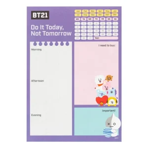 BT21 Weekly Planner A5