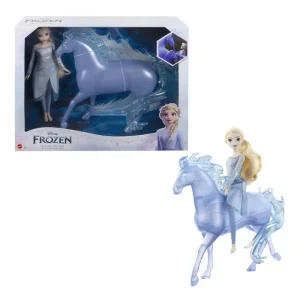 Disney Frozen Elsa Doll and Horse-shaped Water Nokk Figure