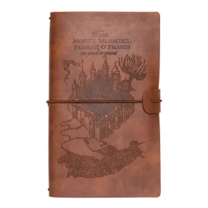 Harry Potter The Marauder's Map Diary Pu Leather Journal Notebook