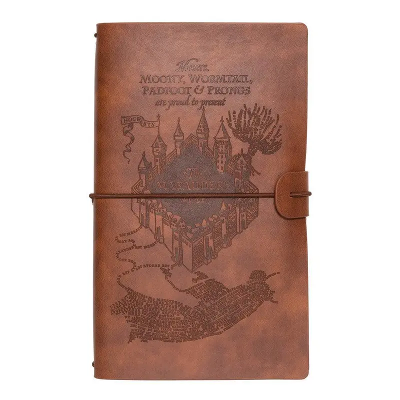 Harry Potter The Marauder's Map Diary Pu Leather Journal Notebook