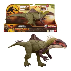 Jurassic World Chaos Theory Battle Roarin' Becklespinax Dinosaur Action Figure