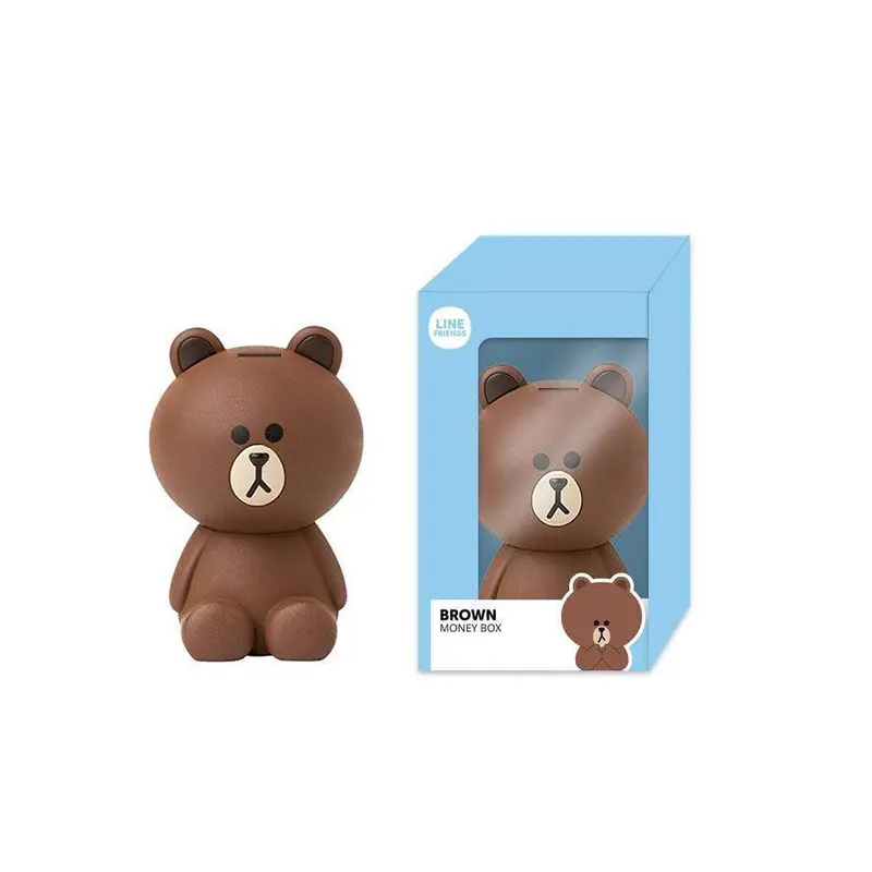 Line Friends 3D Ceramic Money Box - Brown